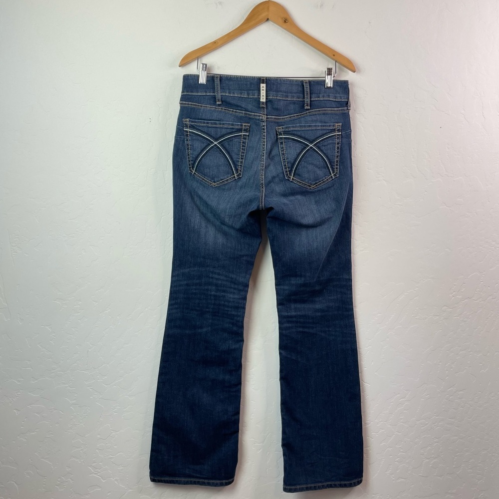 Ariat Women’s R.E.A.L Rosa Dark Wash Mid-Rise Bootcut Jeans Size 31 Regular - Picture 4 of 16